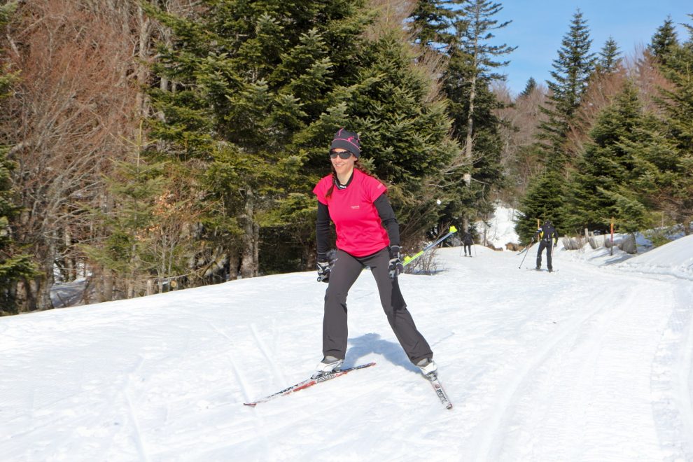 Ski de fond sur le secteur de La Stèle
