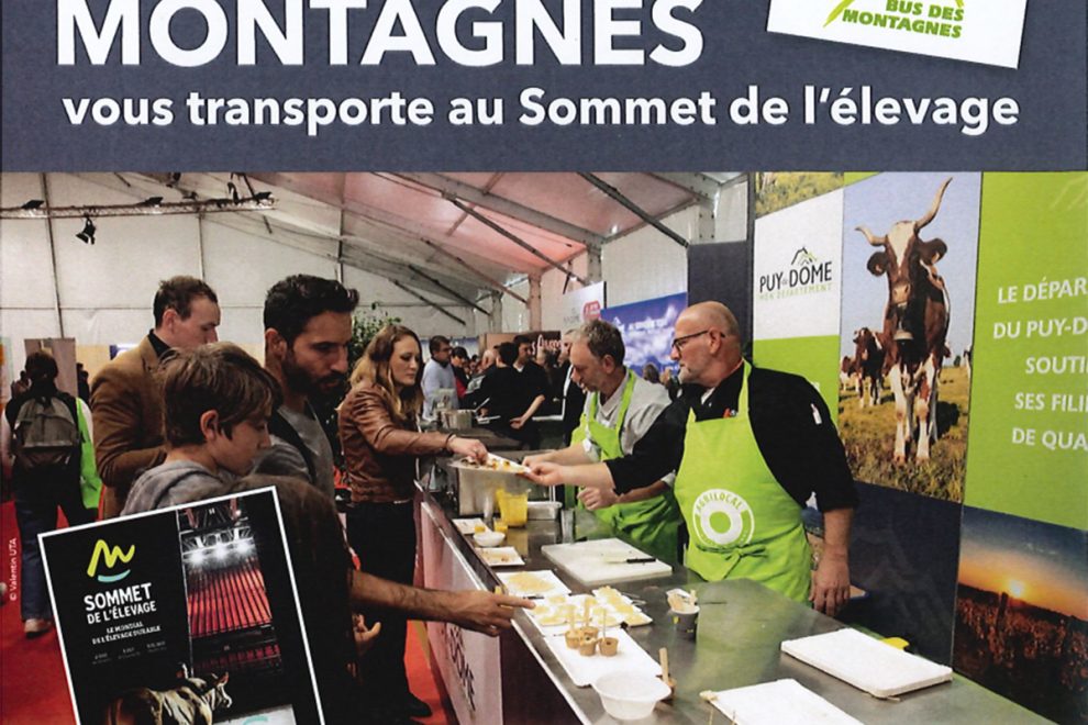 Le bus des montagnes 2023 au départ du Massif du Sancy