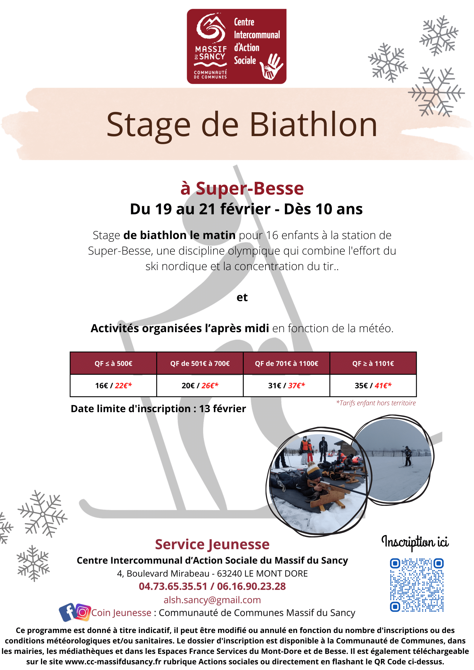Stage de Biathlon