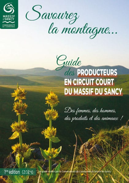 Visuel Guide des producteurs en circuit court du Massif du Sancy