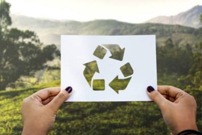 Save the world ecology environmental conservation perforated pap