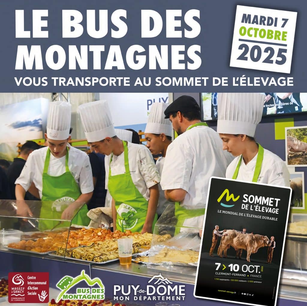 Le Sommet de l’Élevage 2025 avec le Bus des Montagnes