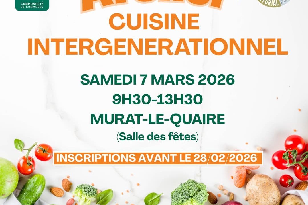 Atelier cuisine intergénérationnel
