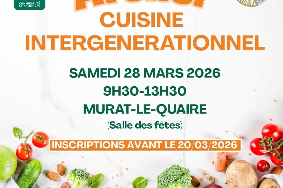 Atelier cuisine intergénérationnel