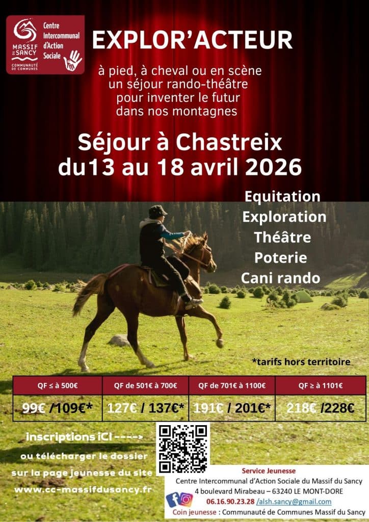 Stage Communauté de Communes du Sancy : Stage-exploracteur