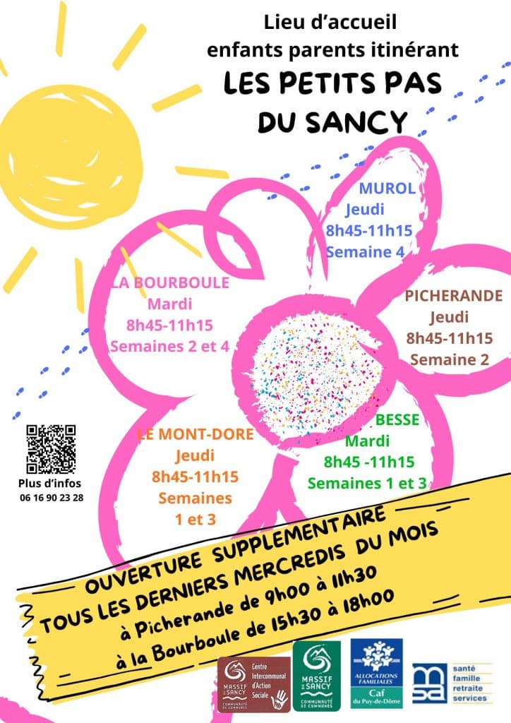 LAEP - Les Petits Pas du Sancy - Lieu d’Accueil Enfants-Parents