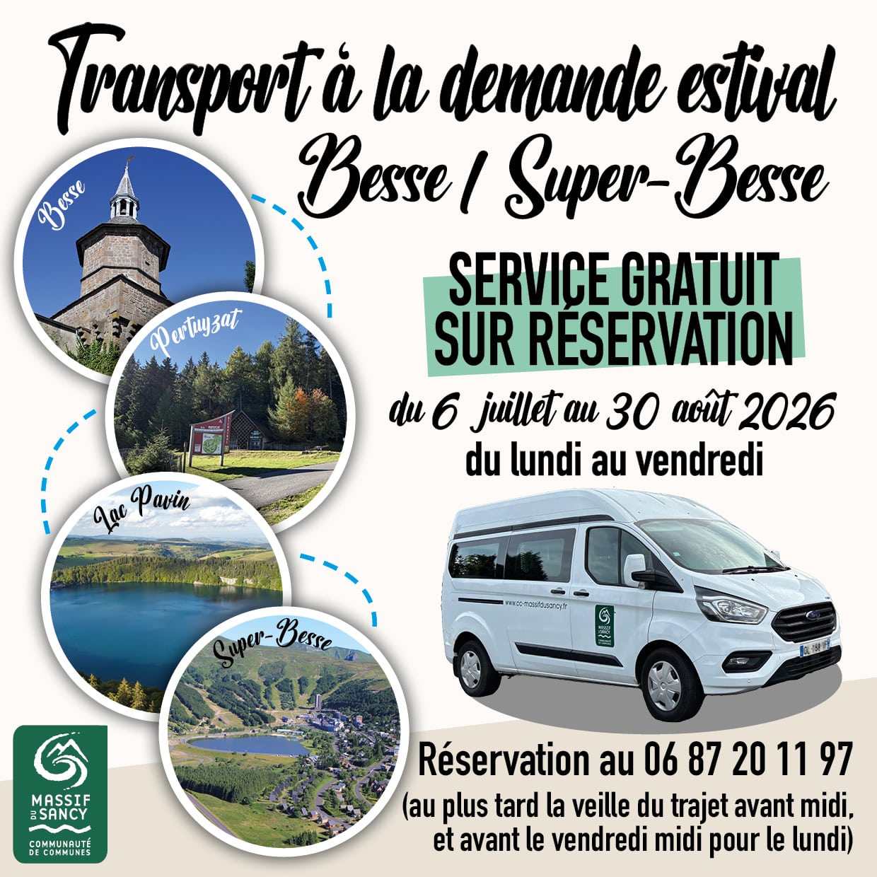 Transport à la demande été Besse Super-Besse