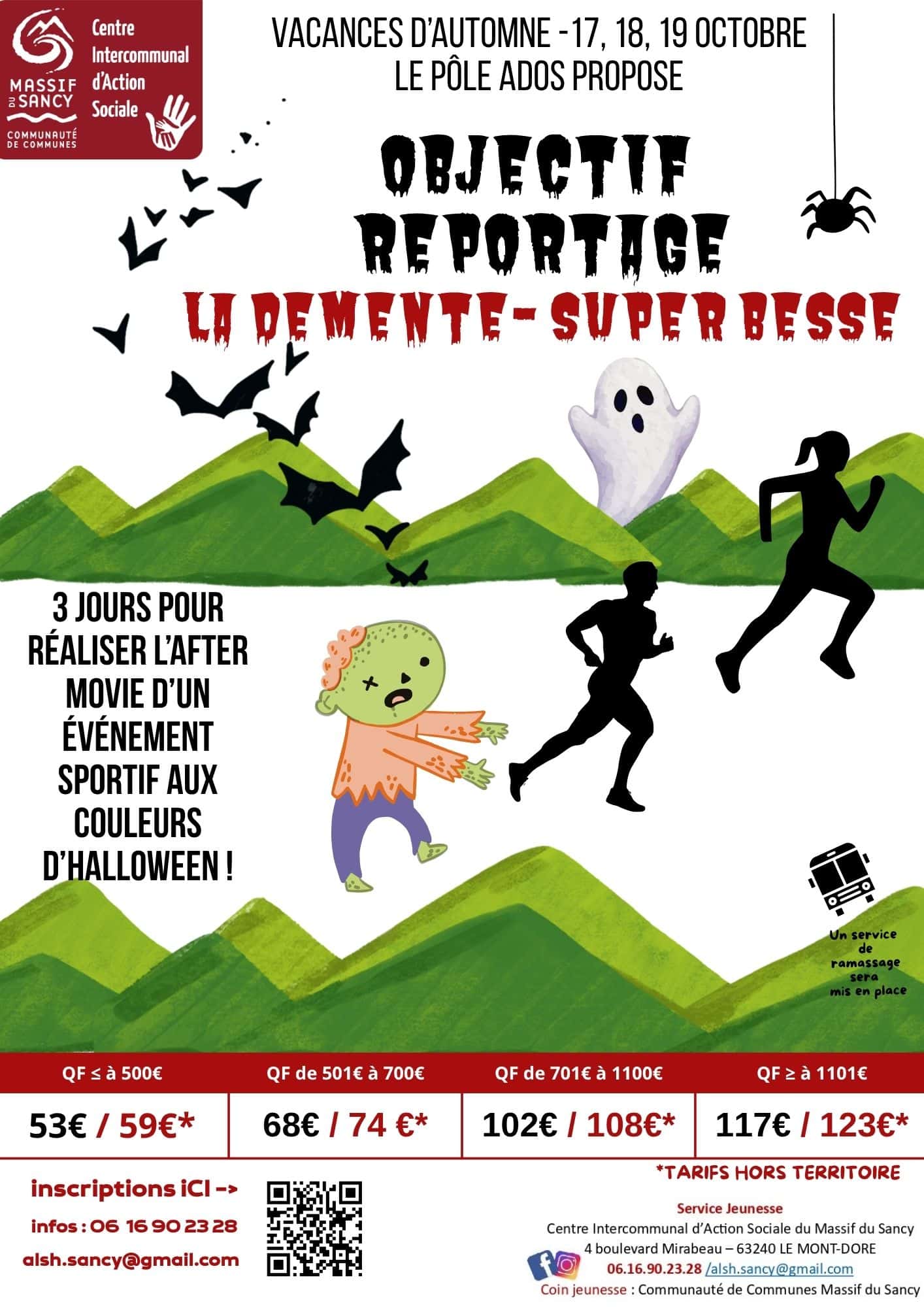 Pole Ados CIAS Sancy - OBJECTIF REPORTAGE - Octobre 2026 Pole ados CIAS Sancy - Objectif reportage - Octobre 2026