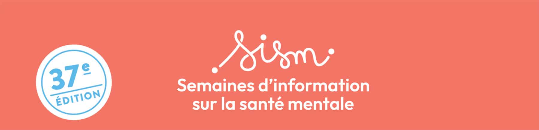 bandeau 37e édition Semaines d'information sur la santé mentale 2026