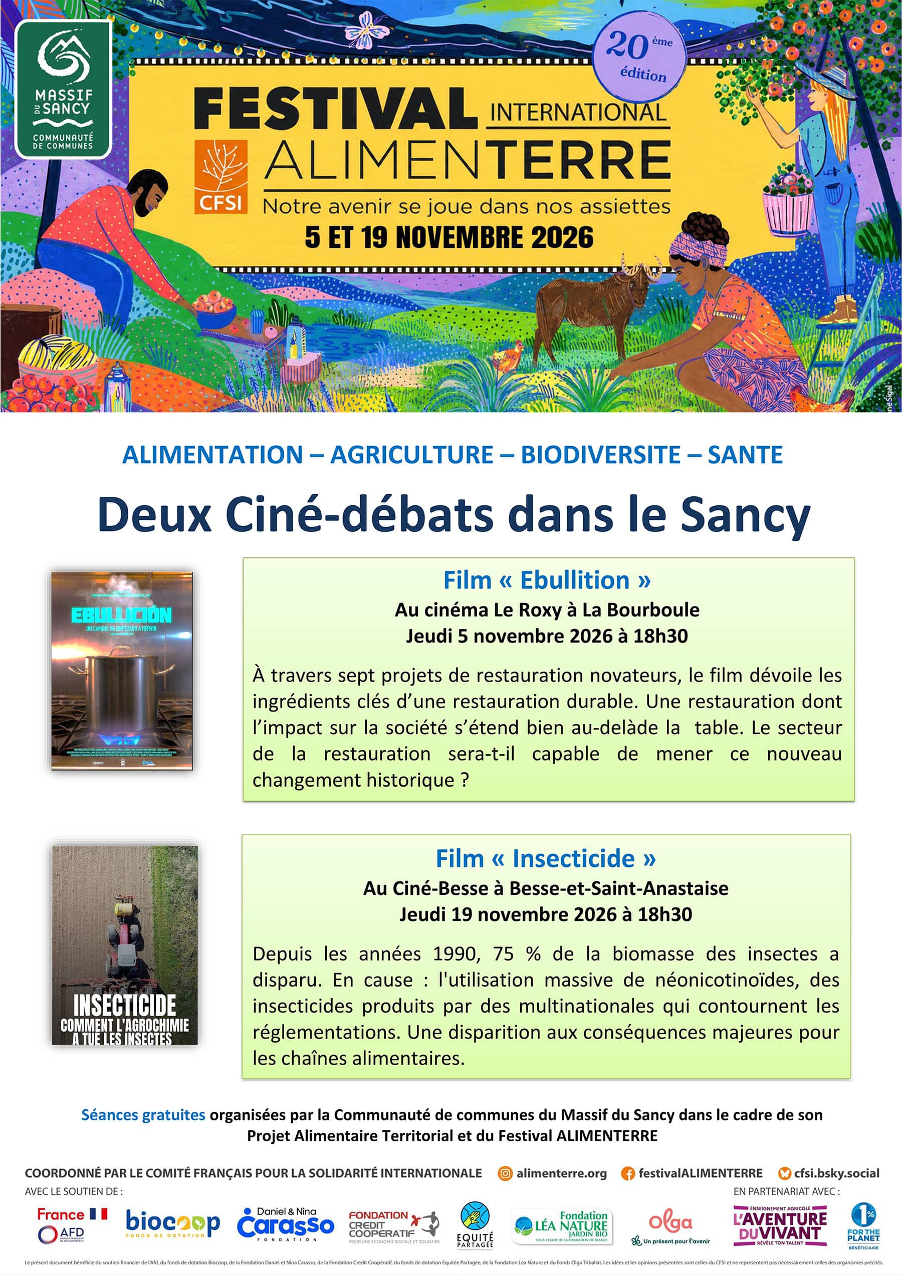 2026 Affiche Festival Alimenterre Sancy 2026 affiche festival alimenterre sancy